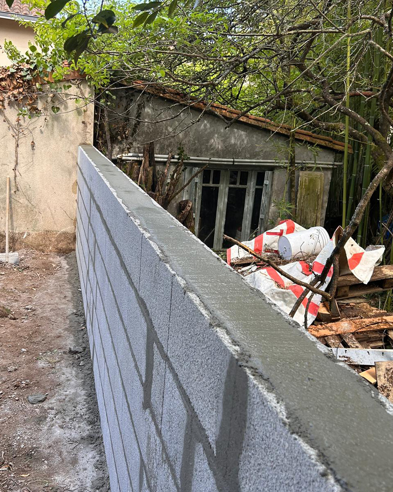 Construction de murs et murets à Angoulême en Charente